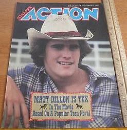 SCHOLASTIC ACTION magazine cover   1982