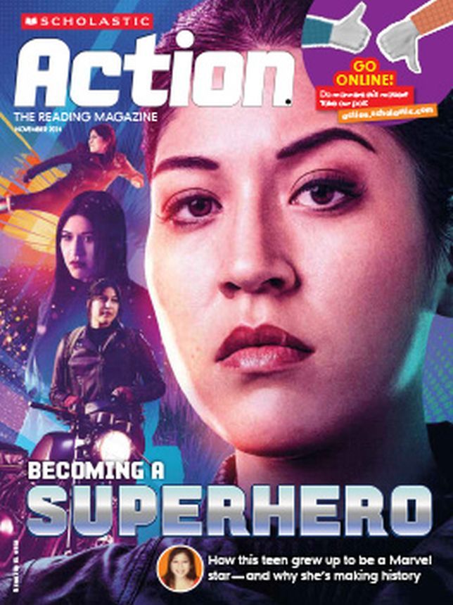 SCHOLASTIC ACTION magazine cover  November 2024