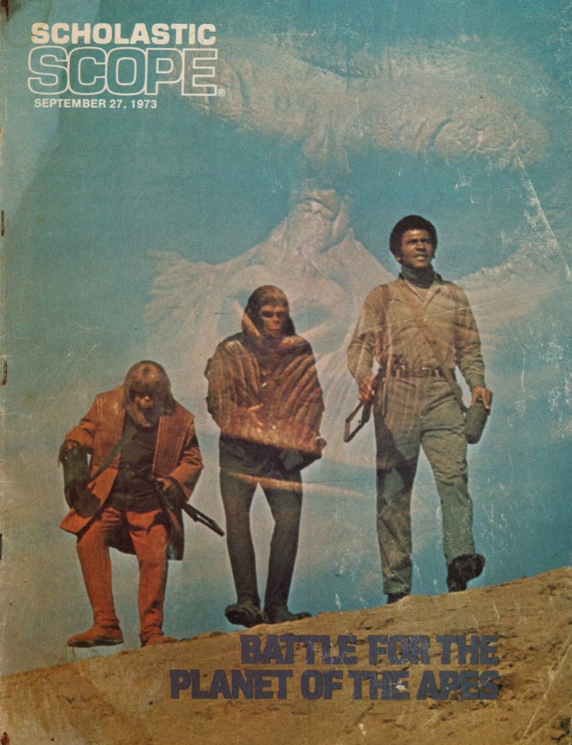 SCHOLASTIC SCOPE magazine side cover 27 September 1973