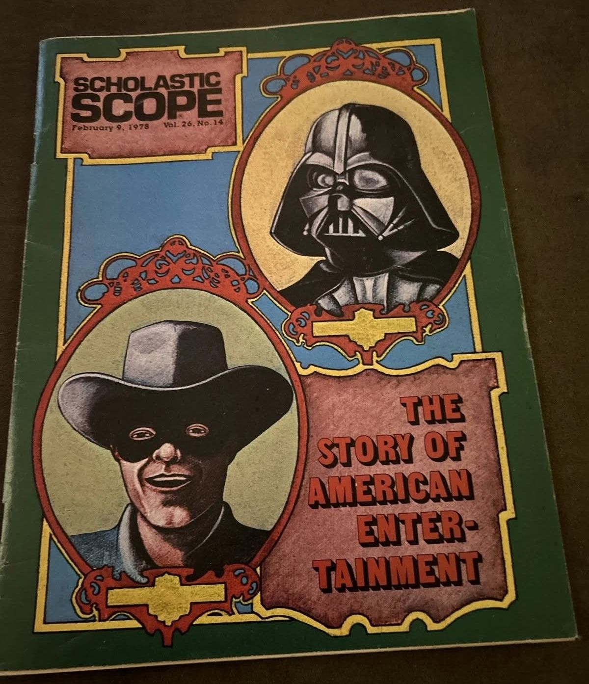 SCHOLASTIC SCOPE magazine side cover 7 February 1978