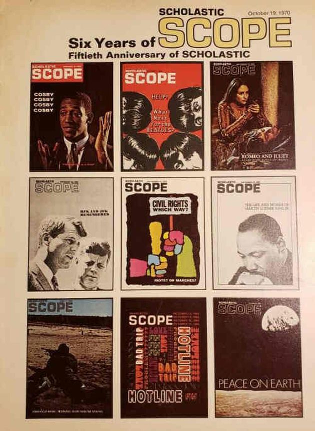 SCHOLASTIC SCOPE magazine cover 19 October 1970