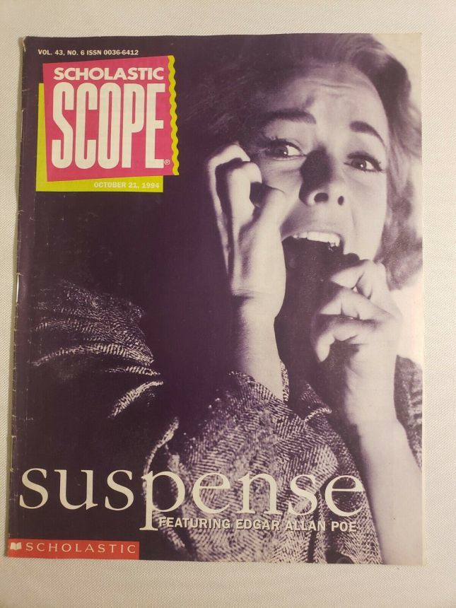 SCHOLASTIC SCOPE magazine side cover 21 October 1994
