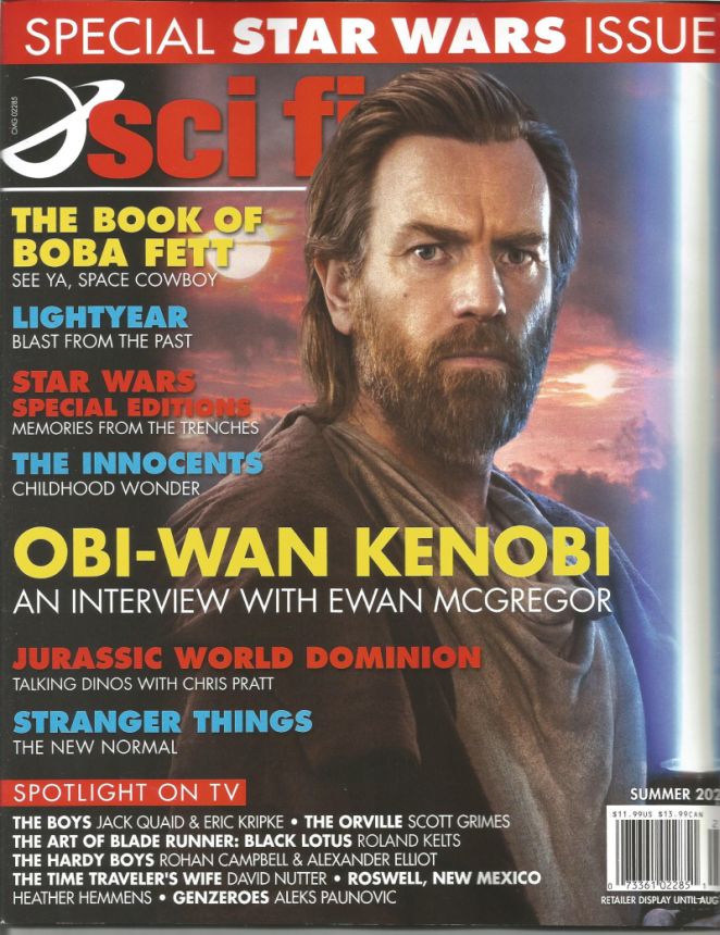 SCI FI magazine side cover Summer 2022