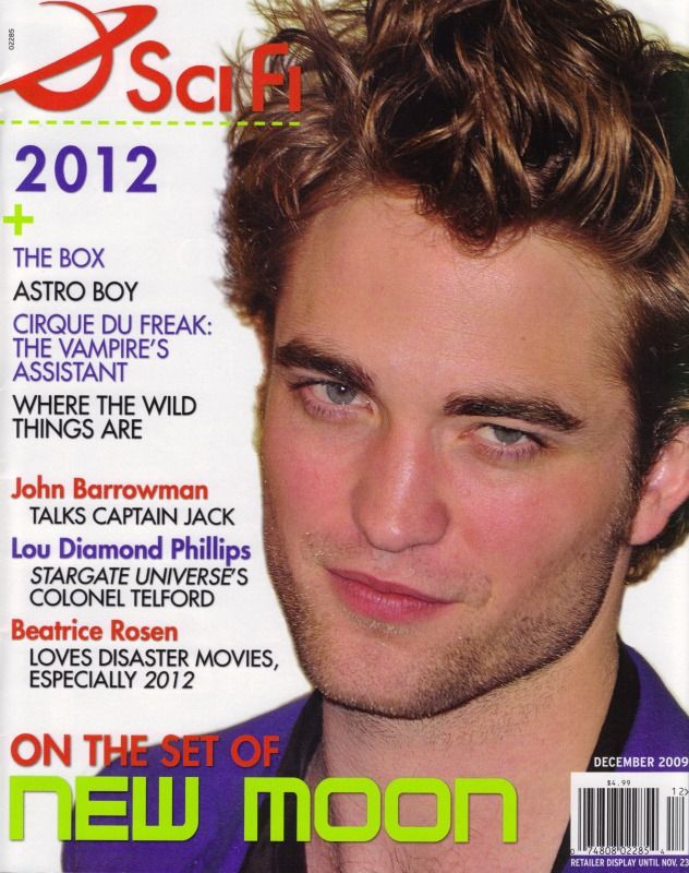 SCI FI magazine side cover  Vol 15 # 6 December 2009