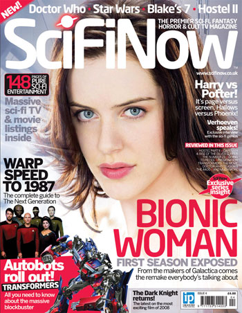 SciFiNow magazine side cover Issue 4  