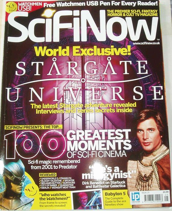 SciFiNow magazine side cover Issue 25  