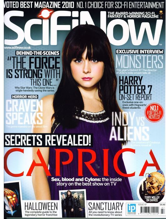 SciFiNow magazine side cover Issue 47  