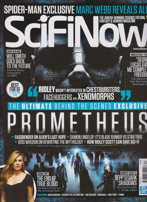 SciFiNow magazine side cover Issue 67  