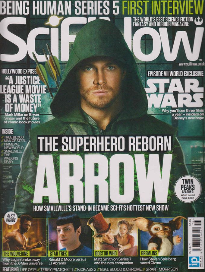 SciFiNow magazine side cover Issue 75  