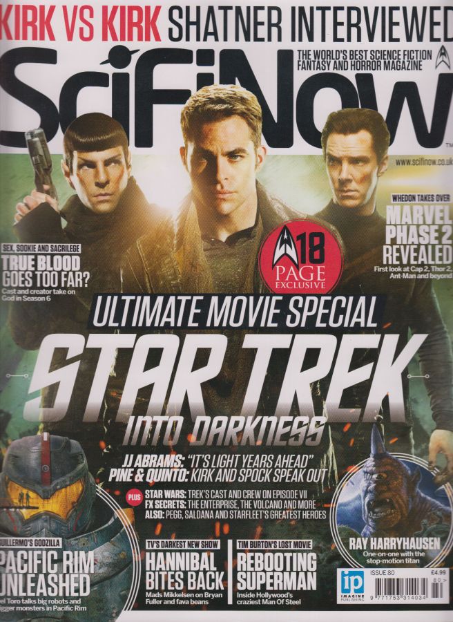 SciFiNow magazine side cover Issue 80  