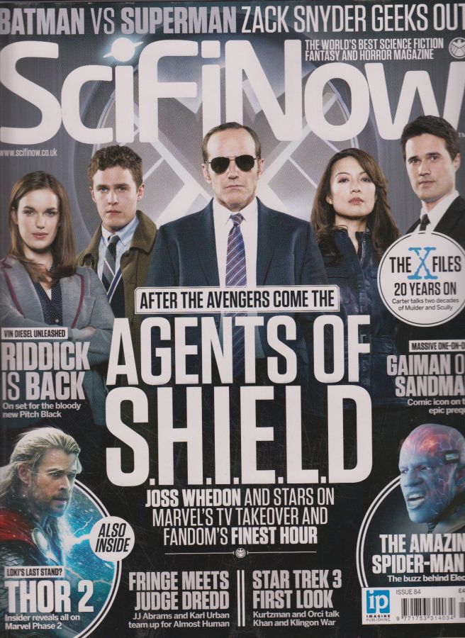 SciFiNow magazine side cover Issue 84  