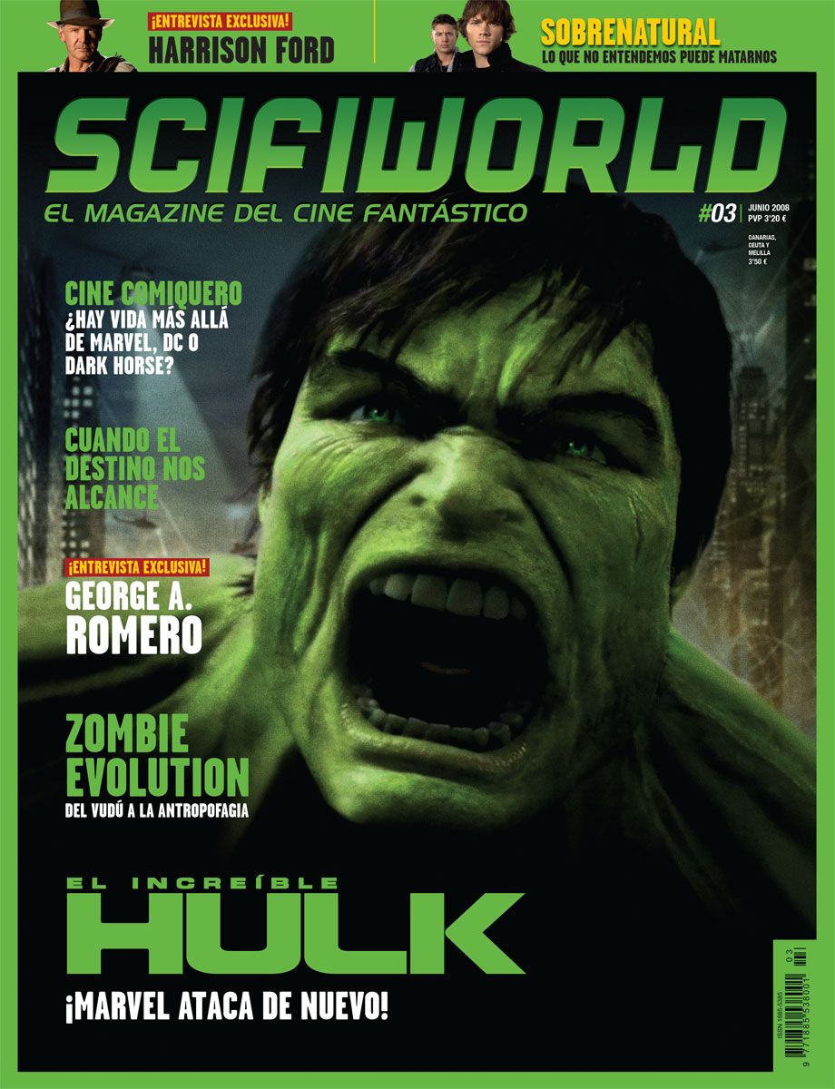 SCIFIWORLD magazine cover Issue 3 June 2008
