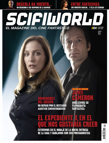 SCIFIWORLD magazine cover Issue 4 July 2008