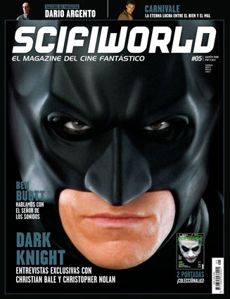 SCIFIWORLD magazine cover Issue 5 August 2008