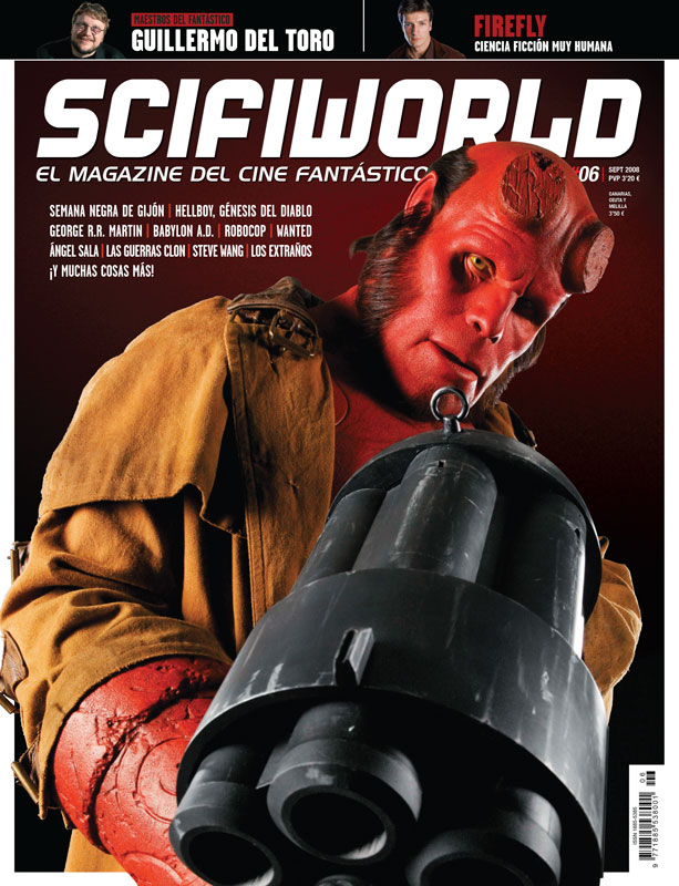 SCIFIWORLD magazine cover Issue 6 September 2008