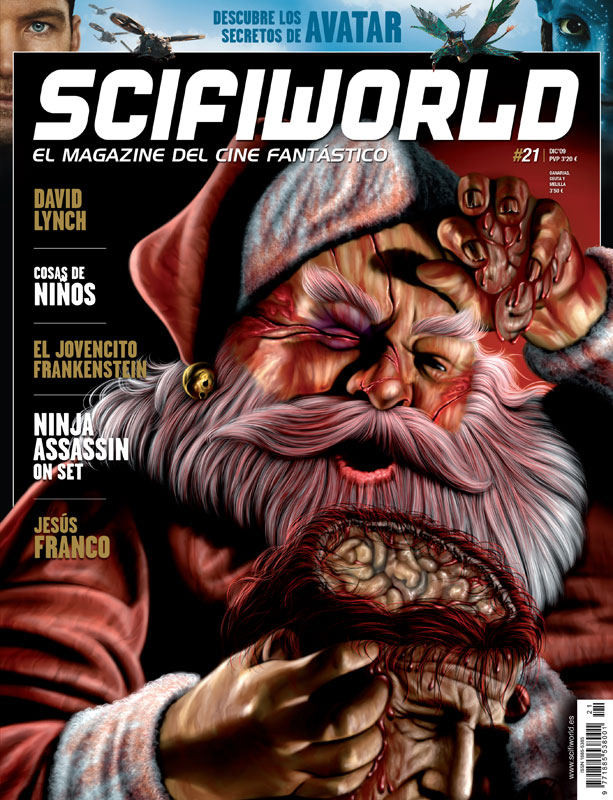 SCIFIWORLD magazine cover Issue 21 December 2009