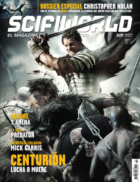 SCIFIWORLD magazine cover Issue 29 August 2010