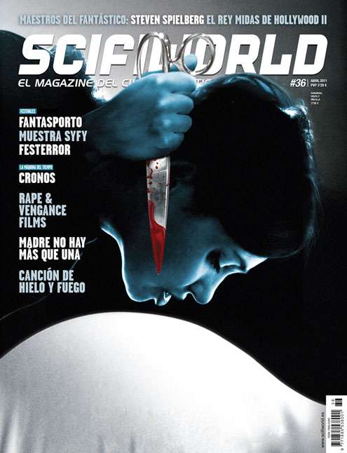 SCIFIWORLD magazine cover Issue 36 March 2011