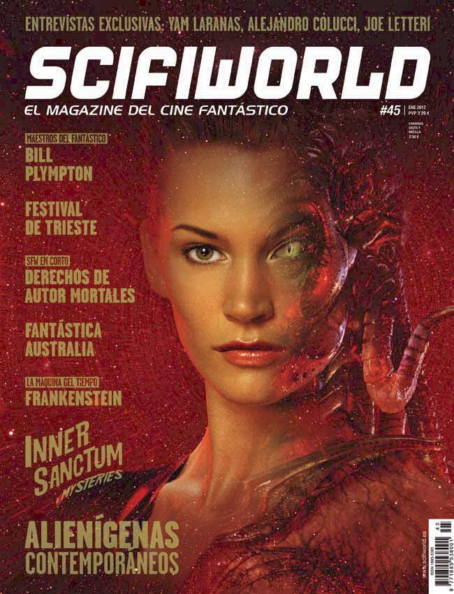 SCIFIWORLD magazine cover Issue 45 January 2012