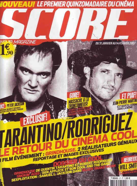 SCORE magazine cover Issue 27 14 February 2007