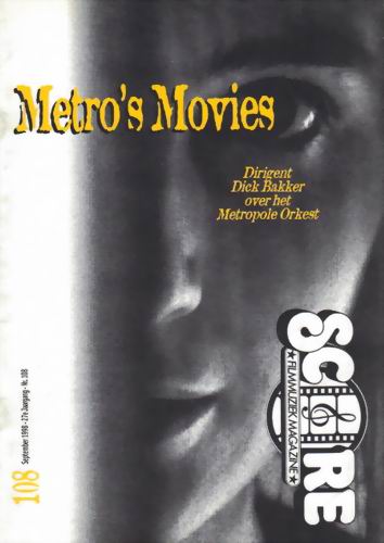 SCORE (NL) magazine side cover Issue 108 September 1998