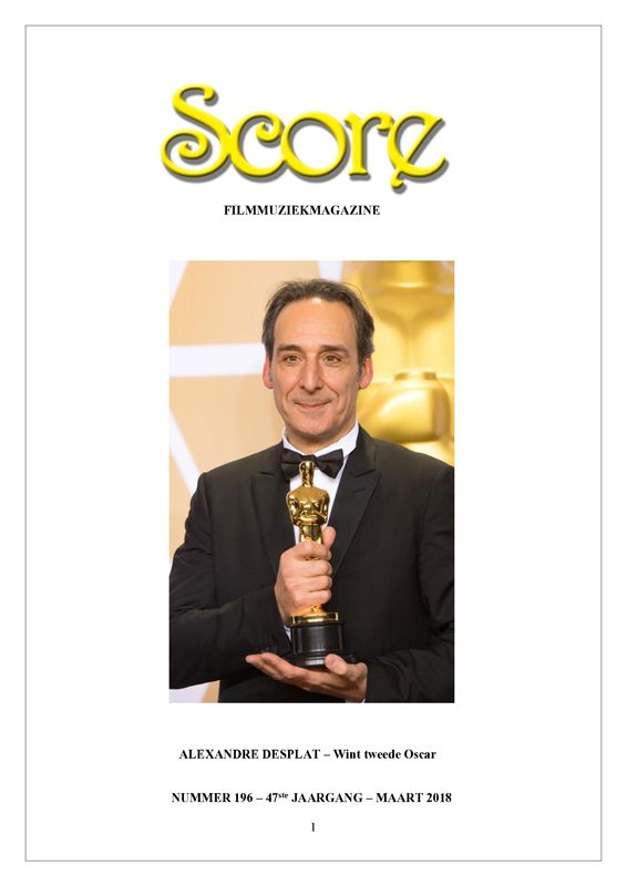 SCORE (NL) magazine side cover Issue 196  March 2018
