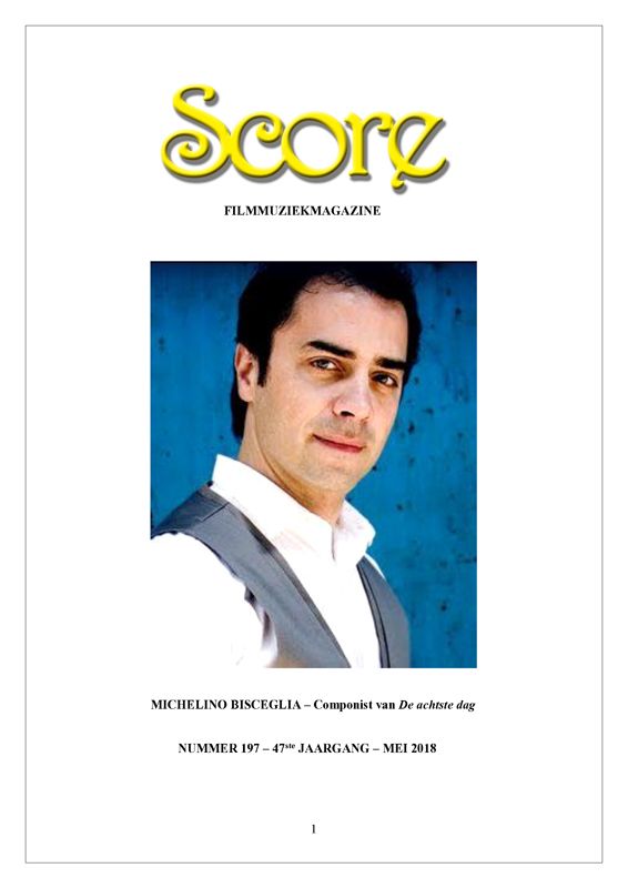 SCORE (NL) magazine side cover Issue 197  May 2018