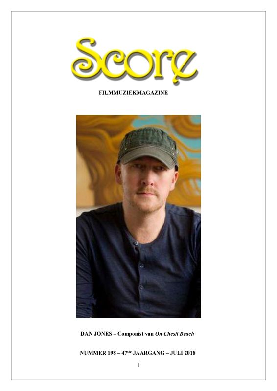 SCORE (NL) magazine side cover Issue 198  July 2018