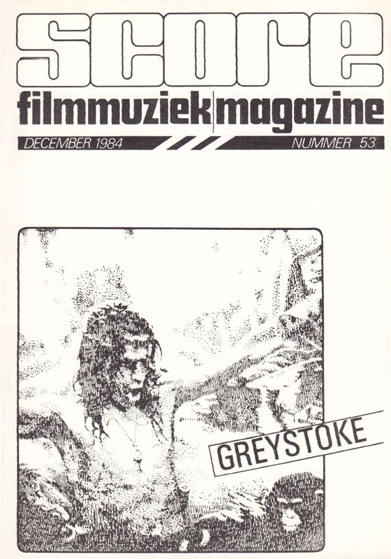 SCORE (NL) magazine side cover Issue 53  December 1984