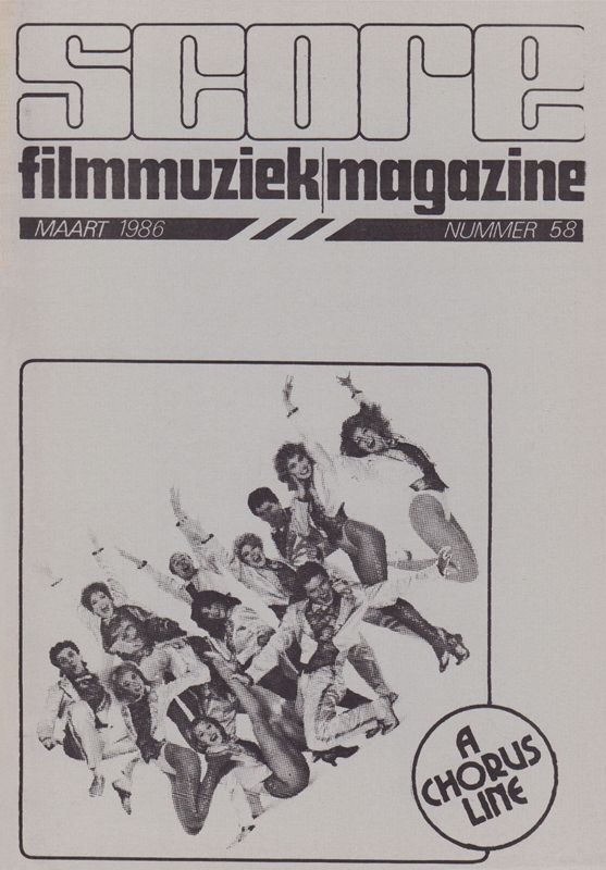 SCORE (NL) magazine side cover Issue 58  March 1986
