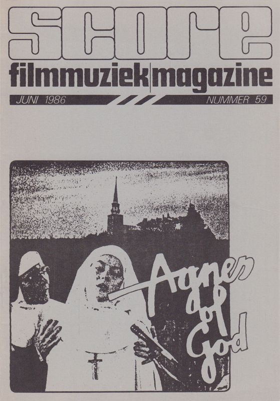SCORE (NL) magazine side cover Issue 59  June 1986