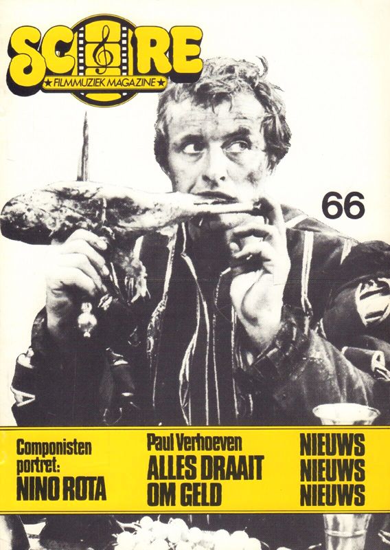SCORE (NL) magazine side cover Issue 66  March 1988