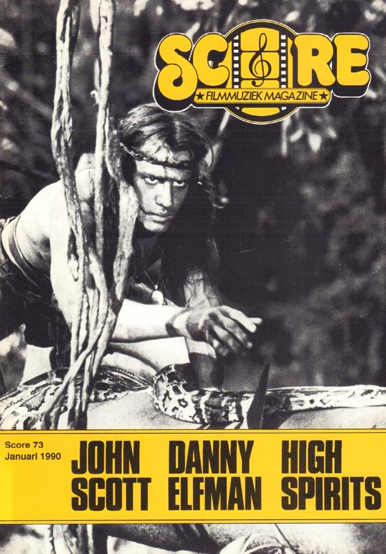 SCORE (NL) magazine side cover Issue 73  January 1990
