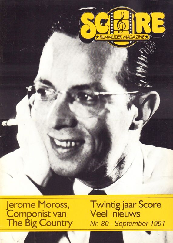 SCORE (NL) magazine side cover Issue 80  September 1991