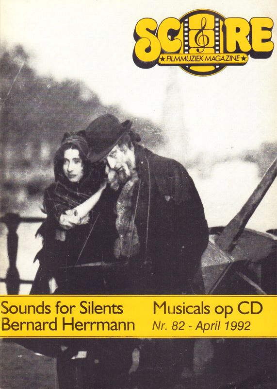 SCORE (NL) magazine side cover Issue 82  April 1992
