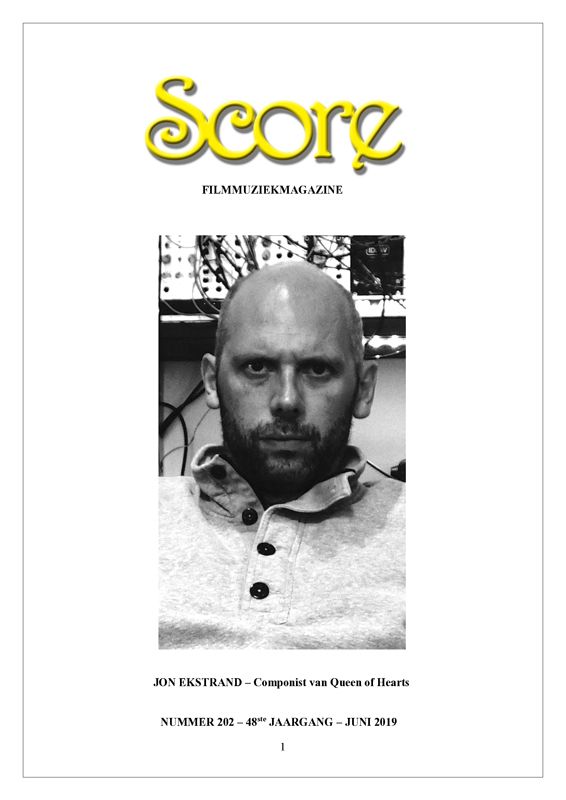 SCORE (NL) magazine side cover Issue 202  June 2019