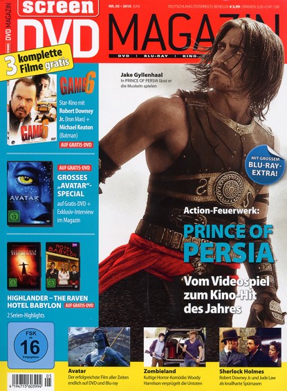 SCREEN BLURAY DVD magazine cover May 2010
