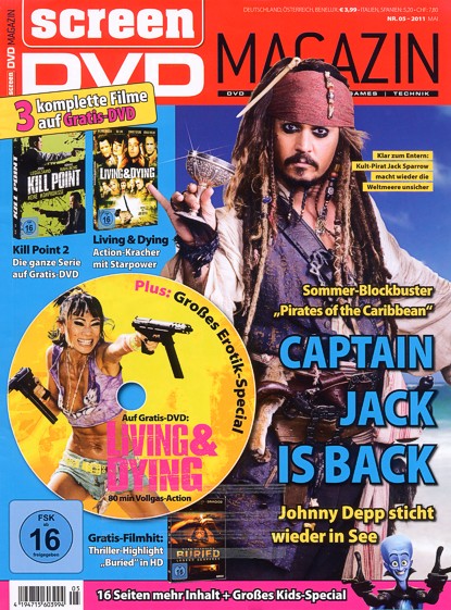 SCREEN BLURAY DVD magazine side cover May 2011