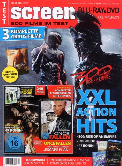 SCREEN BLURAY DVD magazine cover Issue 2 February 2014