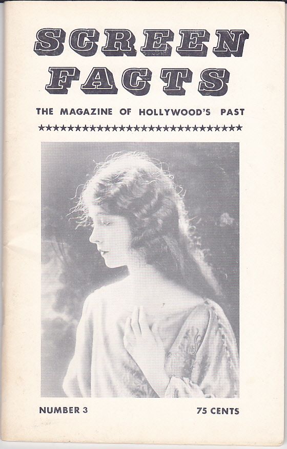 SCREEN FACTS magazine cover Issue 3  Vol 1 # 3 May/June 1963