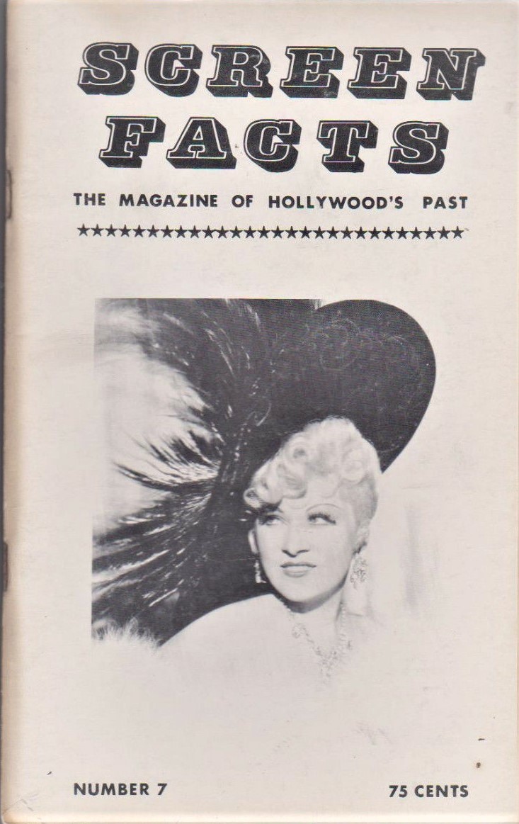 SCREEN FACTS magazine cover Issue 7  Vol 2 # 1  1964