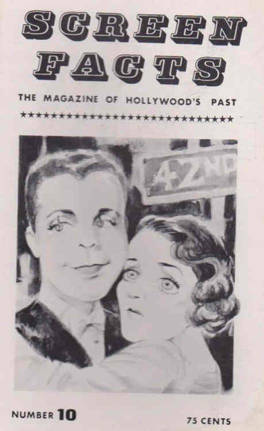 SCREEN FACTS magazine side cover Issue 10  Vol 2 # 4  1965