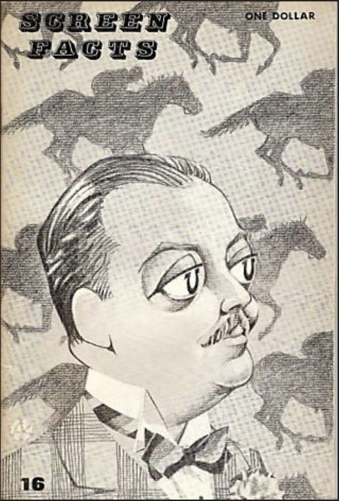 SCREEN FACTS magazine side cover Issue 16  Vol 3 # 4  1967