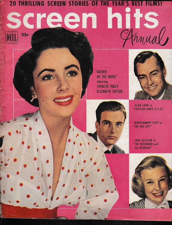 SCREEN HITS ANNUAL magazine cover Issue 5  1950