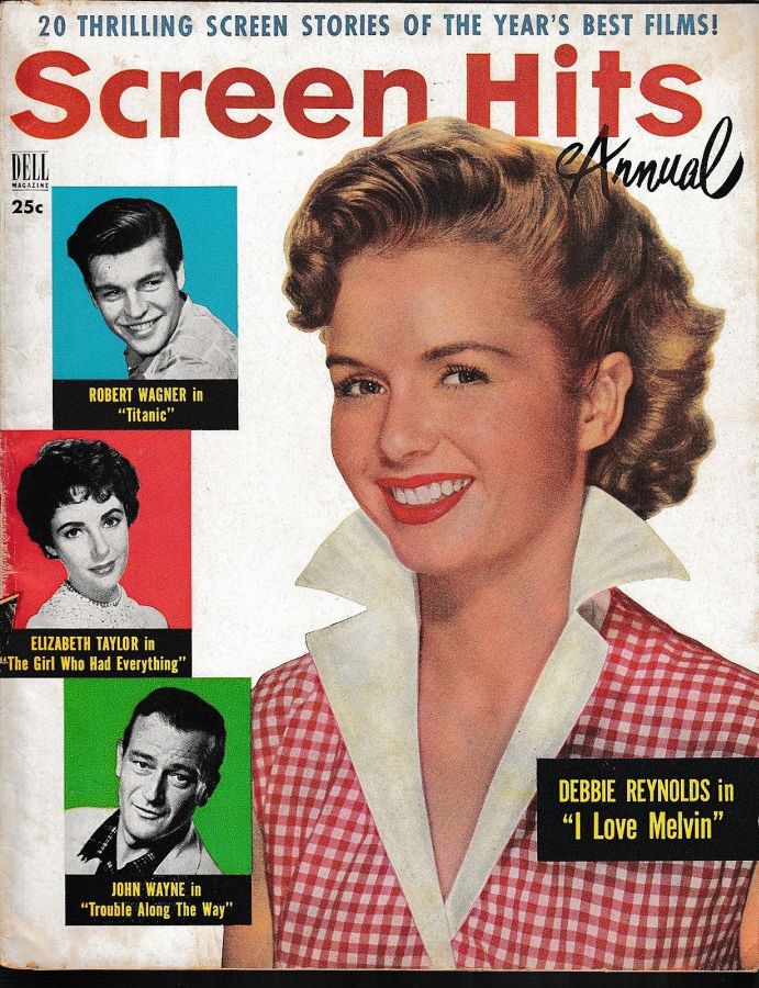 SCREEN HITS ANNUAL magazine cover Issue 8  1953