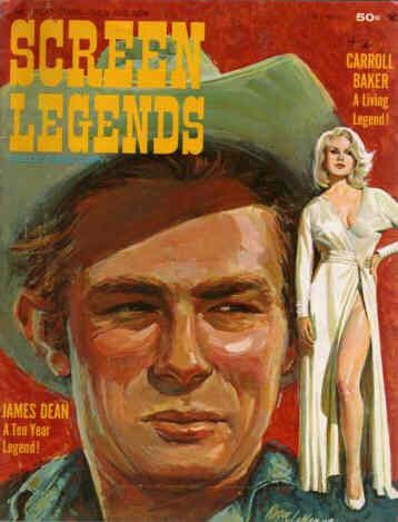 SCREEN LEGENDS magazine cover Issue 1 May 1965