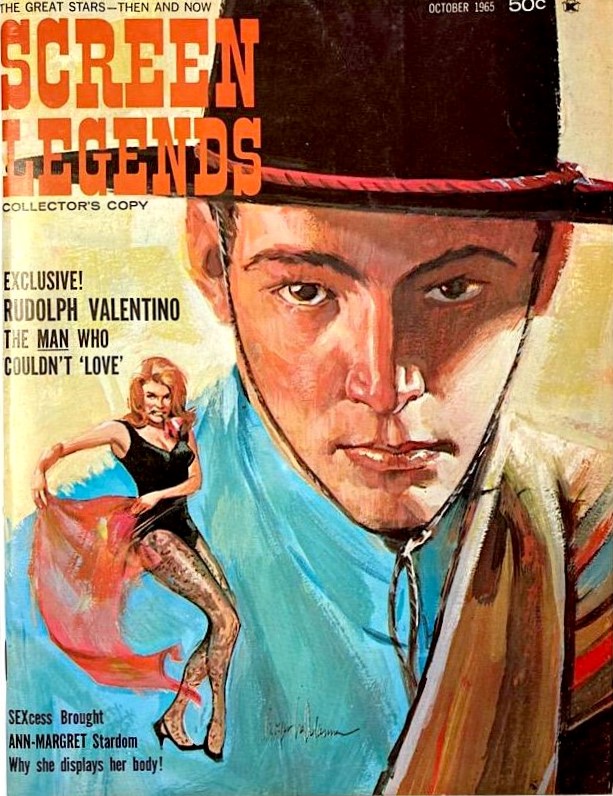 SCREEN LEGENDS magazine cover Issue 3 October 1965