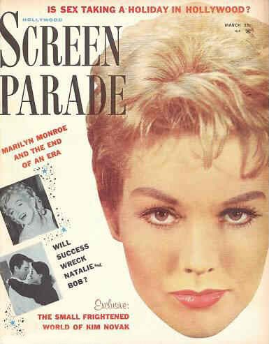 HOLLYWOOD SCREEN PARADE magazine cover March 1959