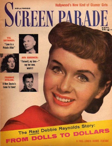 HOLLYWOOD SCREEN PARADE magazine cover September 1959