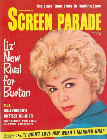 HOLLYWOOD SCREEN PARADE magazine cover December 1963